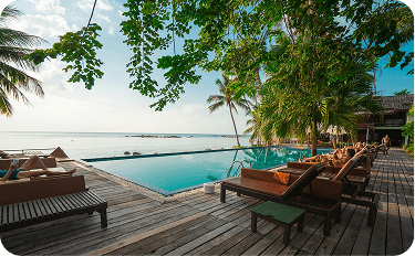 Waterfront relaxation area